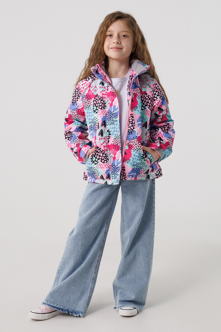 Фото Куртка для дівчинки Snowgenius D639-09 140 см Рожевий (2000990235510D)