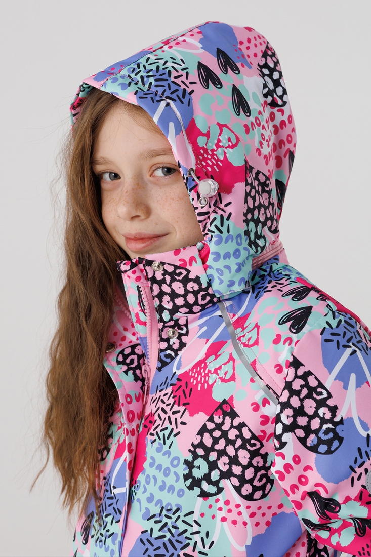 Фото Куртка для дівчинки Snowgenius D639-09 140 см Рожевий (2000990235510D)