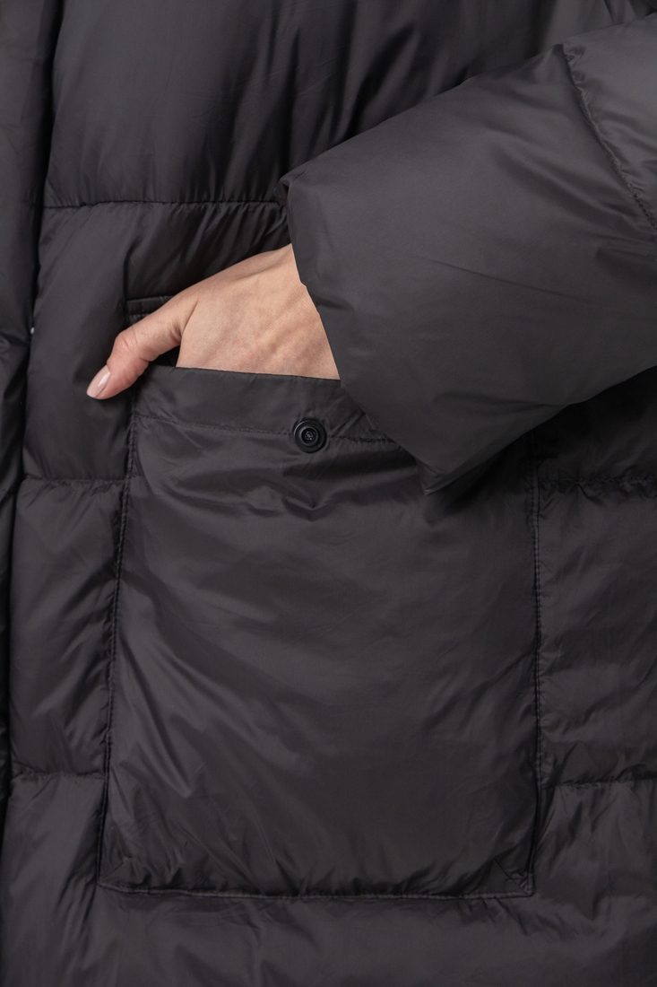 Фото Куртка зимова жіноча 8801 One Size Чорний (2000990131072W)