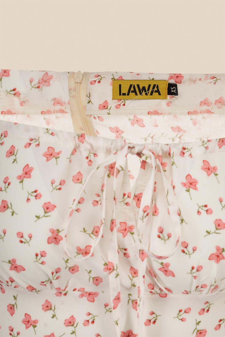 Фото Сукня з візерунком жіноча LAWA WTC02380 XL Молочно-рожевий (2000990675866S)(LW)