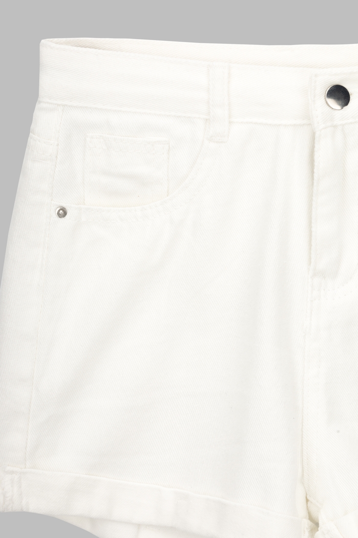 Фото Шорты джинсовые женские 608 2XL Белый (2000990377654S)