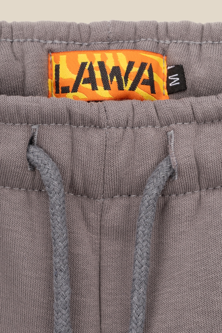 Фото Спортивні штани джогери однотонні жіночі LAWA WBC02322 2XL Графітовий (2000990289315W)(LW)
