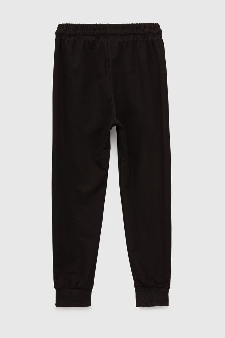 Фото Спортивні штани з принтом для хлопчика Неслухнянки BB-7046 170 см Чорно-білий (2000990671141D)