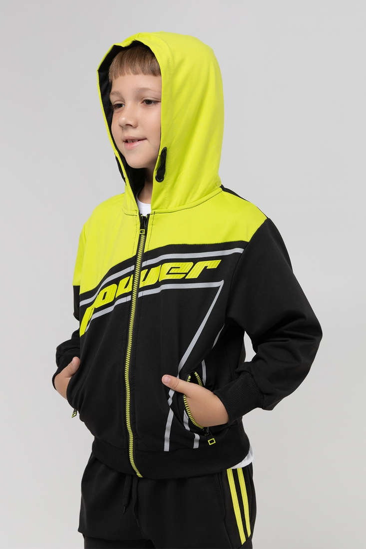Фото Спортивний костюм для хлопчика S&D XD012 кофта + штани 116 см Салатовий (2000989957782D)
