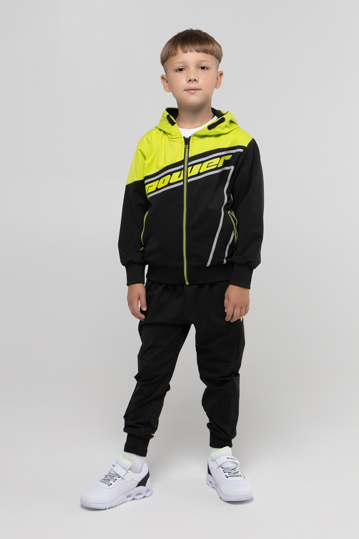 Фото Спортивний костюм для хлопчика S&D XD012 кофта + штани 116 см Салатовий (2000989957782D)