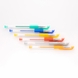 Ручка гелева з блискітками GLITTER, 6 кольорів Malevaro ML760158 (4820252760158) Фото 2 з 2