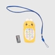 Телефон музичний розвиваючий B6610E Жовтий (2000990279675) Фото 1 з 3