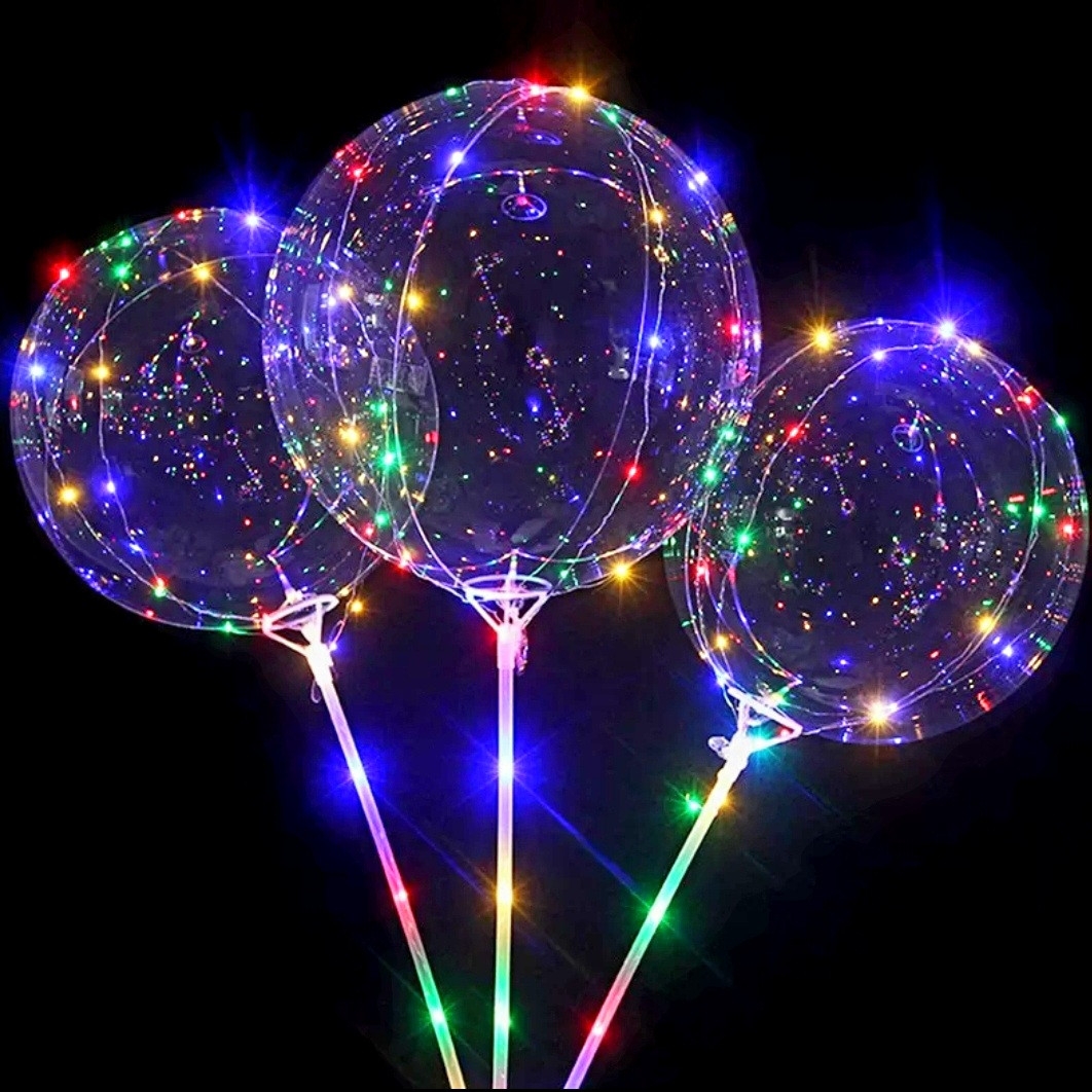 Фото Воздушный шарик " Единорожек" с подсветкой XYH1027101 (2000902086032)