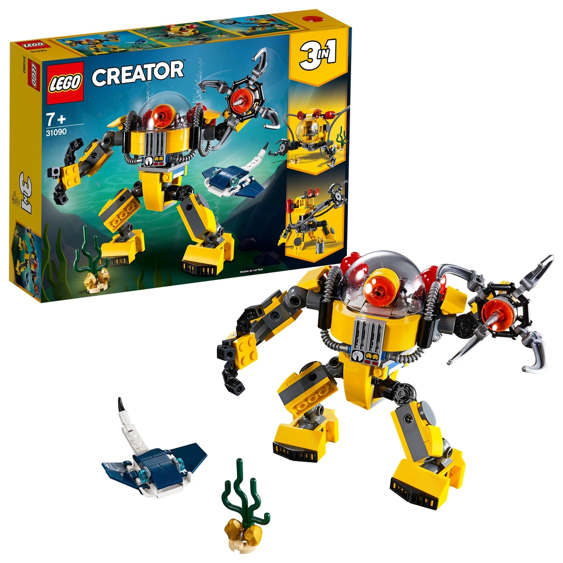 Фото Конструктор Lego Creator Підводний робот (31090)