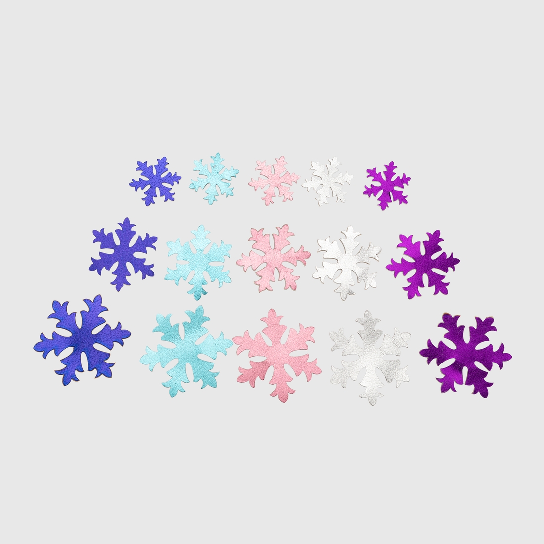 Фото Наклейки Снежинка металлизированная Разноцветный (2252531843016)(NY)
