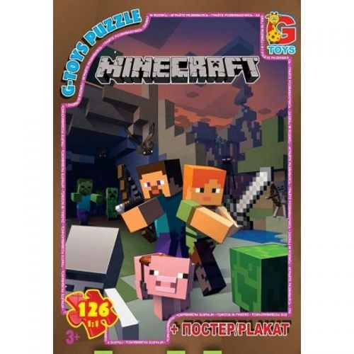 Пазл G-Toys із серії "Minecraft" (Майнкрафт), 117 елементів MC775 (4824687632622)