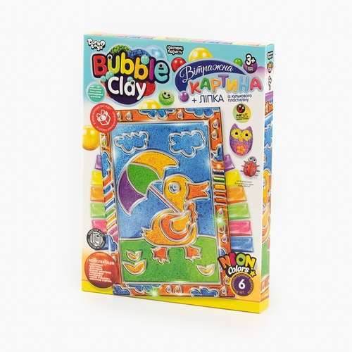 Фото Вітражна картина "BUBBLE CLAY Danko Toys BBC-02-03 Різнокольоровий (2000989844488)