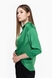 Блуза однотонна жіноча Esay 9526 42 Зелений (2000989691099D) Фото 5 з 14