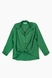 Блуза однотонна жіноча Esay 9526 42 Зелений (2000989691099D) Фото 9 з 14