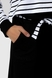Костюм (худі+майка+штани) для дівчинки Viollen 2189 164 см Біло-чорний (2000990091680D) Фото 4 з 24