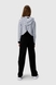 Костюм (худі+майка+штани) для дівчинки Viollen 2189 128 см Біло-чорний (2000990091635D) Фото 2 з 24