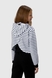 Костюм (худи+майка+штаны) для девочки Viollen 2189 164 см Бело-черный (2000990091680D) Фото 7 из 24
