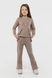 Костюмы для девочки (свитшот+штаны) Pop Fashion 7260 92 см Капучино (2000990158475D) Фото 1 из 21