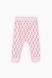 Костюм малявка для дівчинки Mini Papi 6636 реглан + кофта + штани 62 см Рожевий (2000989642480D) Фото 5 з 13