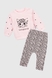 Костюм (реглан+штани) для дівчинки Mini Papi 0258 74 см Рожевий (2000990483140D) Фото 2 з 10