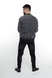 Куртка джинсовая однотонная мужская Little Cup 15777 S Серый (200098949491002D) Фото 8 из 16