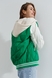 Куртка однотонная женская 757 2XL Зеленый (2000990318381D) Фото 3 из 18