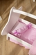 Кроватка для кукол "Звезда" с постельным бельем и балдахином 73119 Белый (4600031731193) Фото 3 из 9