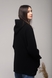 Пальто женское 2280 One Size Черный (2000989401759D) Фото 3 из 11