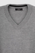 Пуловер однотонный мужской FIGO 6976 XL Светло-серый (2000989965190) Фото 8 из 11