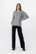 Пуловер однотонный женский Femme 2026 One Size Серый (2000990221490W) Фото 5 из 11