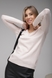 Пуловер женский W23-06 XL Бежевый (2000989370994D) Фото 1 из 8