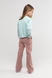 Штани кльош для дівчинки Yekipeer M010-1 146 см Рожевий (2000989745716D) Фото 6 з 11