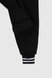 Спортивні штани однотонні дитячі AZN 851 128 см Чорний (2000990215772W) Фото 10 з 12
