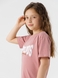 Костюм футболка+капрі для дівчинки Atabey 10526 134 см Темно-пудровий (2000990478597S) Фото 5 з 17