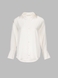Рубашка однотонная женская Never More BLR24S100101 XS Белый (2000990545299D) Фото 8 из 12
