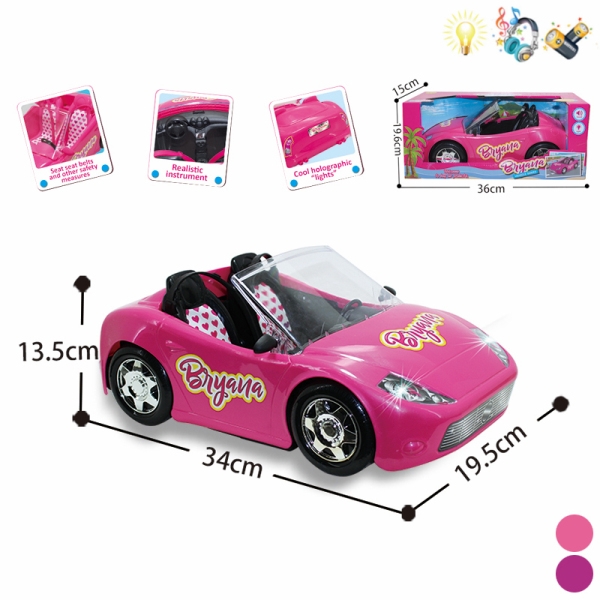 Фото Машина для куклы 928-5A Розовый (2002011842097)