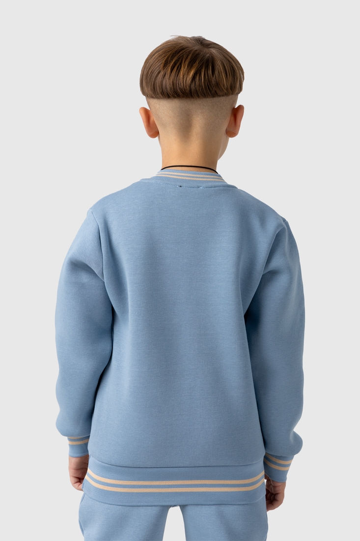 Фото Костюм для хлопчика (світшот+штани) MAGO T-363 122 см Блакитний (2000990064707W)