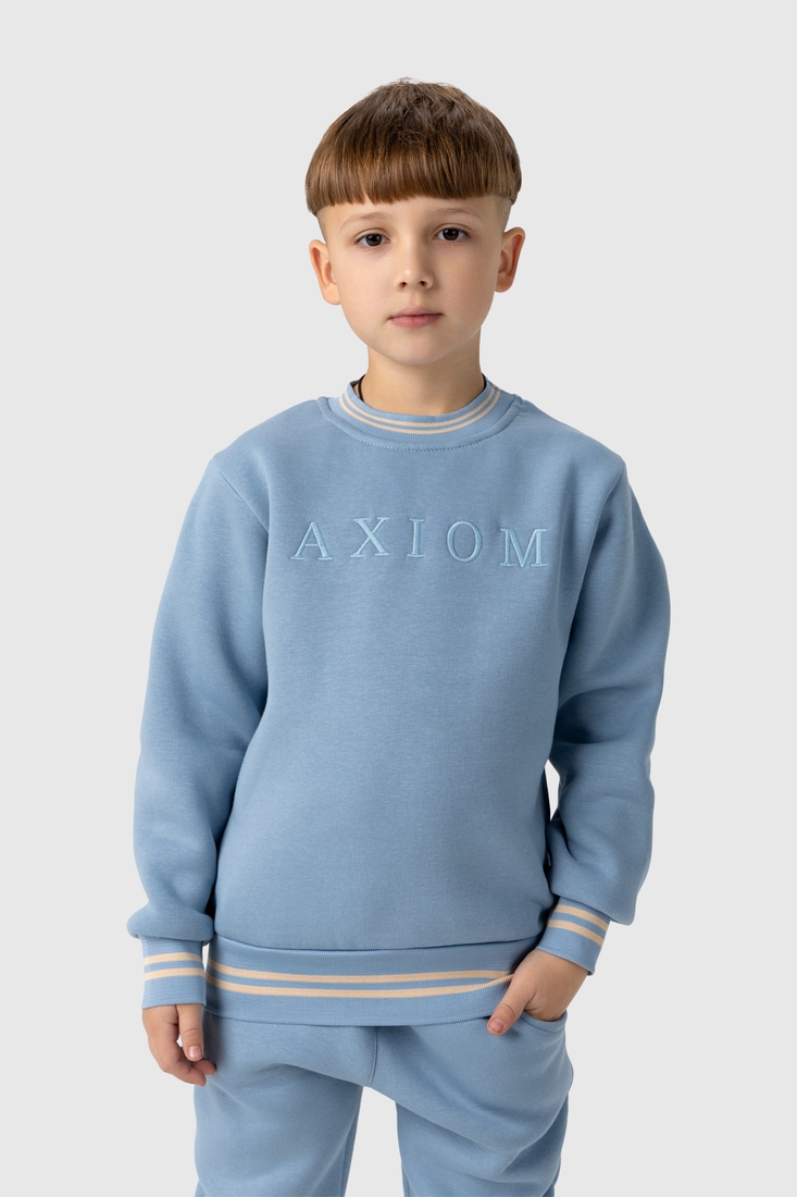 Фото Костюм для мальчика (свитшот+штаны) MAGO T-363 122 см Голубой (2000990064707W)