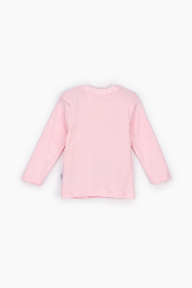 Фото Костюм малявка для дівчинки Mini Papi 6636 реглан + кофта + штани 62 см Рожевий (2000989642480D)