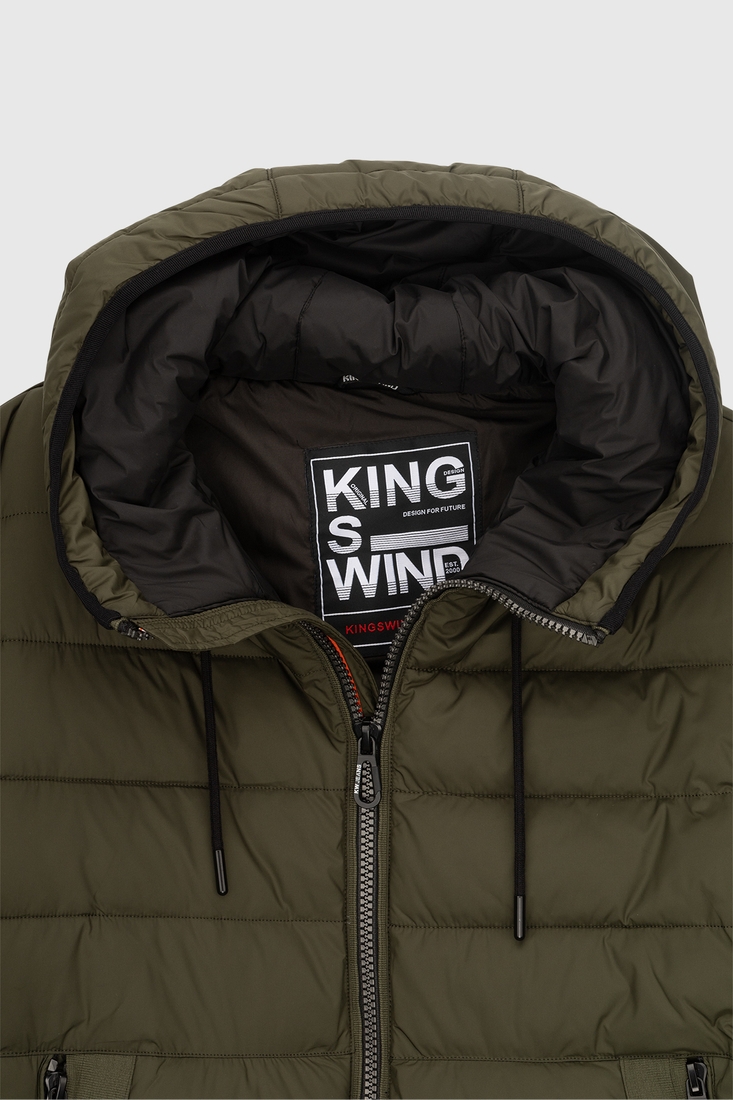 Фото Куртка зимова чоловіча Kings Wind 3502-9 54 Хакі (2000989797388W)