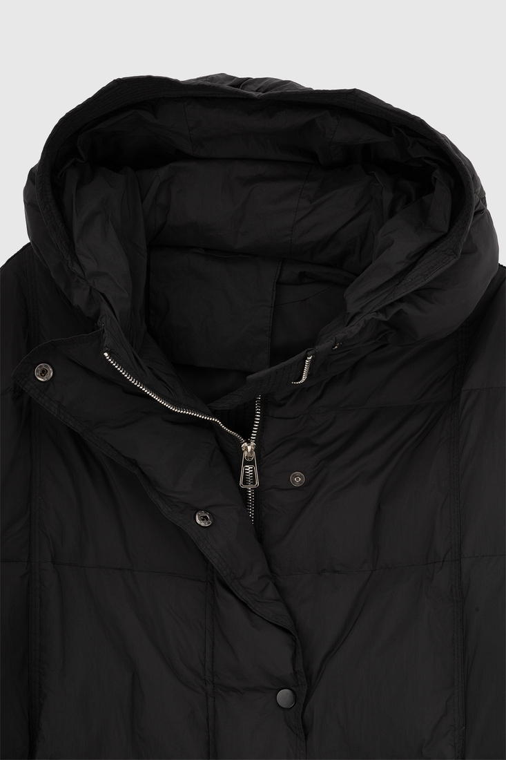 Фото Куртка зимова жіноча Пух 65 One Size Чорний (2000990131096W)