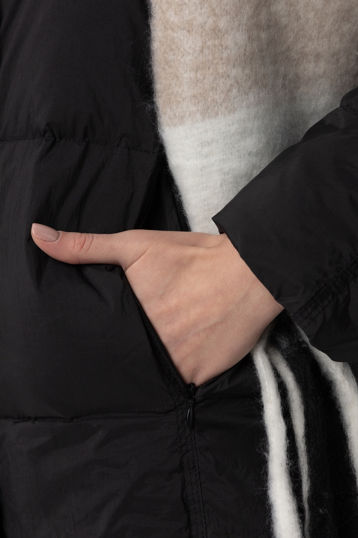 Фото Куртка зимняя женская Пух 65 One Size Черный (2000990131096W)