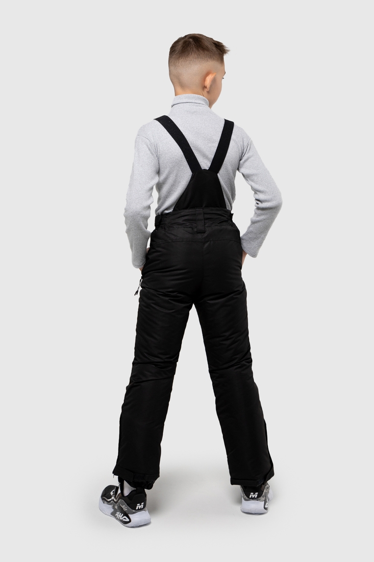 Фото Штани на шлейках для хлопчика EN103 164 см Чорний (2000989593935W)