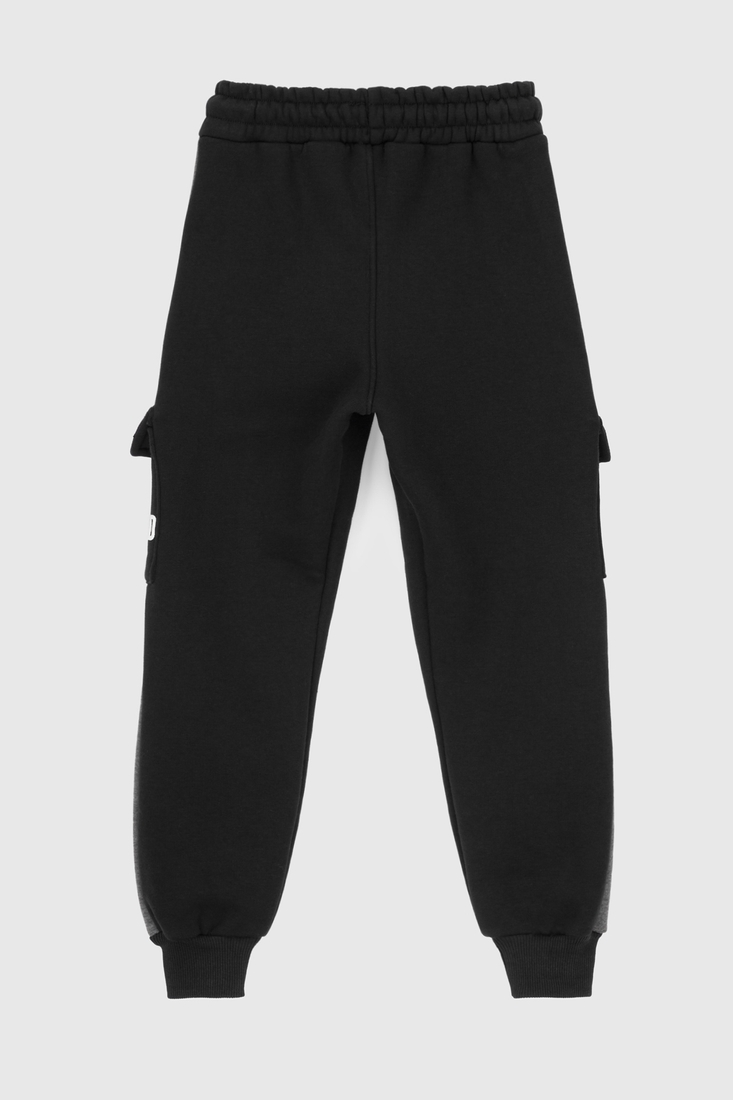 Фото Спортивні штани з принтом для хлопчика Atescan 1106 152 см Чорний (2000990276070W)