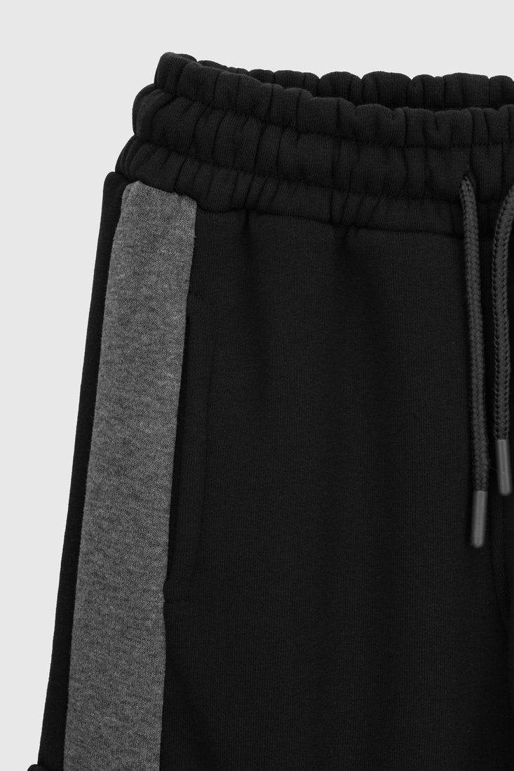 Фото Спортивные штаны с принтом для мальчика Atescan 1106 134 см Черный (2000990276049W)