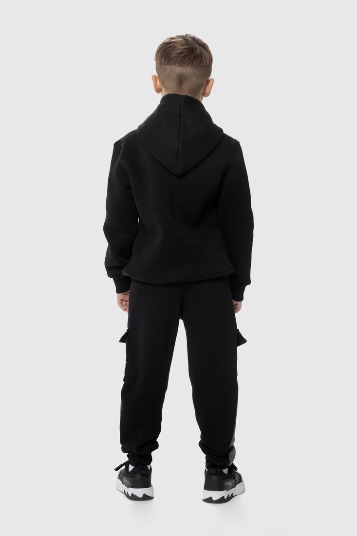 Фото Спортивные штаны с принтом для мальчика Atescan 1106 152 см Черный (2000990276070W)