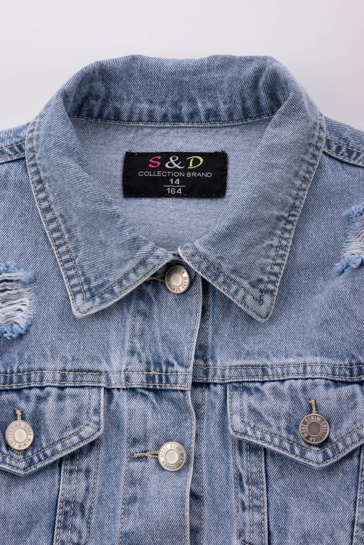 Фото Куртка для девочки S&D MK6038 116 см Синий (2000989561255D)