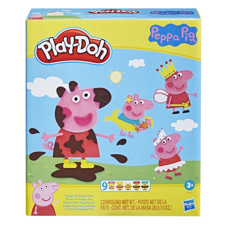 Фото Набор для творчества с пластилином "Свинка Пеппа: стильный сет" F1497 Play-Doh (5010993819164)