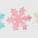 Наклейки Снежинка металлизированная Разноцветный (2252531843016)(NY) Фото 2 из 3