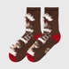 Шкарпетки жіночі ШЖК144-124-1720 Пряники фемілі 23-25 Коричневий (2000990199843W)(NY) Фото 6 з 8